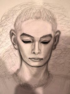 Portrait crayon