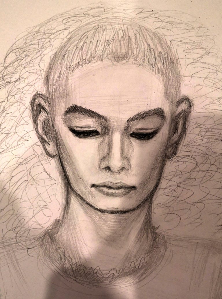 Portrait crayon