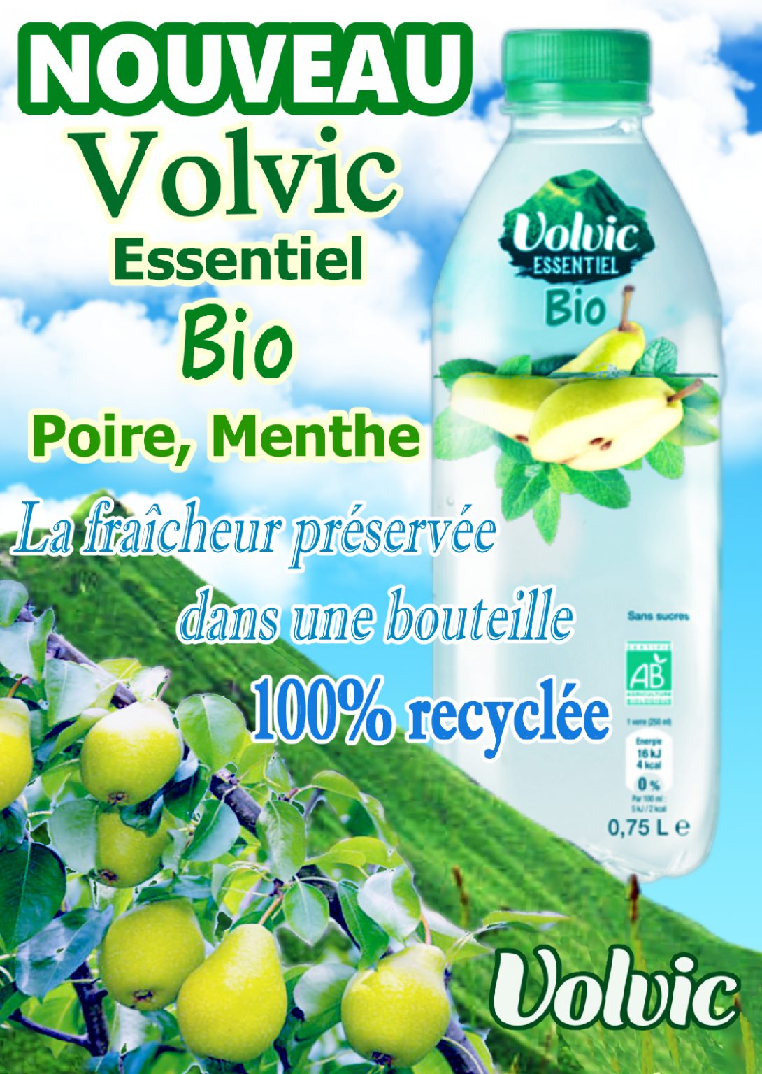 Flyer Volvic